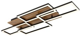 Globo 67359-40 -LED stmievateľné stropné svietidlo JEFFRY 40W/230V 32,5x87,5 cm hnedá/čierna+DO