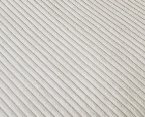 Dvojmiestna pohovka Cassino, krémová štruktúrovaná látka