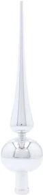 Špic na vianočný stromček 30cm Silver