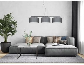 Luster na lanku ASTRA 3xE27/60W/230V šedá