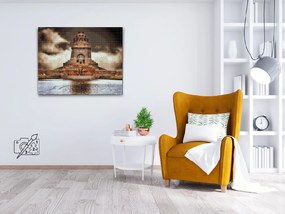 Gario Diamantové maľovanie Lipsko Rozmery: 50 x 40 cm, Rámovanie: Iba zrolované plátno, Diamanty: Okrúhle