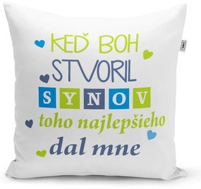 Sablio Vankúš Keď Boh stvoril synov: 40x40 cm