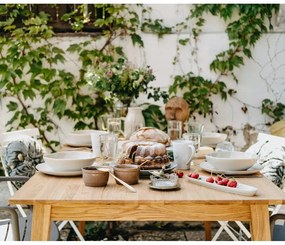 Prírodný dubový jedálenský stôl Rowico Mimi, 140 x 90 cm