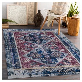 Kusový koberec Perla modrý 160x220cm