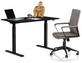 Office Smart písací stôl 120x70 cm čierny
