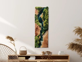 drevko |  Machový obraz Dotyk prírody (UV tlač)  30 x 90 cm