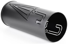 Kovový stojan na dáždniky Cedric Black Umbrella, 49,5x20 cm