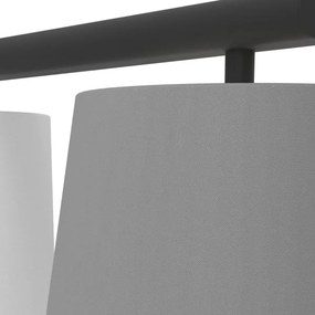 Eglo 55207 - Luster na lanku ALMEIDA 3xE14/25W/230V šedá