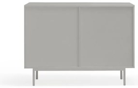 Nízka komoda v dekore duba v sivo-prírodnej farbe 108x80 cm Sierra – Teulat