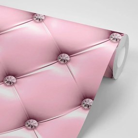 Tapeta elegancia kože v bonbónovo ružovej