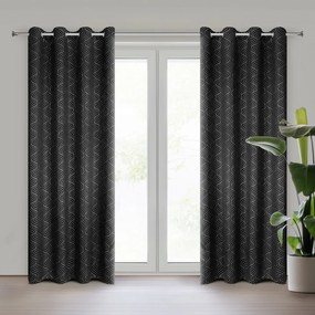ZÁVES NA KRÚŽKOCH OLETA 140X250 CM VZOROVANÁ