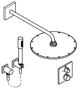 GROHE 34730000 - Sprchová súprava GROHTHERM RAINSHOWER COSMOPOLITAN 310 422 mm chróm