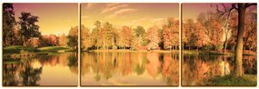 Obraz na plátne - Jesenný park - panoráma 5175FC (120x40 cm)