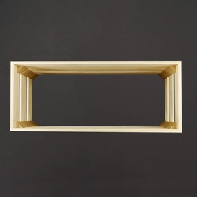 AMADEA Drevený obal s hrantíkom prírodný, 52x21,5x17cm, český výrobok
