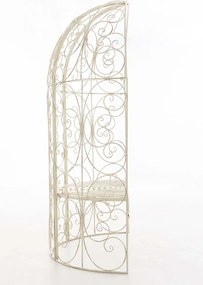 Oblúk na ruže Rosie s lavičkami - Krémová antik