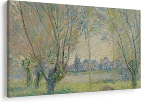Obraz - Claude Monet, Woman Seated under the Willows, reprodukcia (90x60 cm)