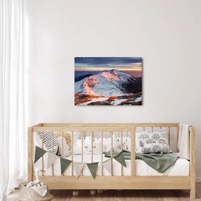 Obraz - Zimná horská panoráma II. (70x50 cm)