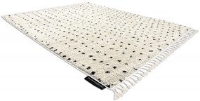 Dywany Łuszczów Kusový koberec Berber Syla B752 dots cream - 80x150 cm