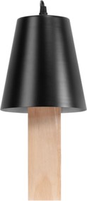 Toolight Toolight, nástenné svietidlo 1xE27 APP1279-1W, čierna-hnedá, OSW-07989