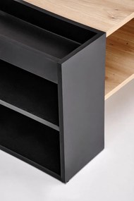 KONFERENČNÝ STOLÍK STEIN DUB ARTISAN + ČIERNY 100 cm