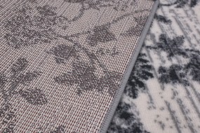 Alfa Carpets, TRHÁK: Kusový koberec Flowers grey, 190x280, šedá, obývacia izba