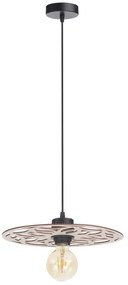 Luster na lanku FALCO 1xE27/60W/230V pr. 30 cm béžová