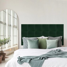 Zástena za posteľ - Štvorec - 30x30cm Farba: Fľaškovo zelená, Rozmer: 30x30