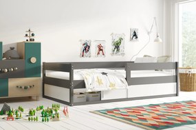 Interbeds Jednolôžková posteľ HUGO 160x80cm + matrac Grafit
