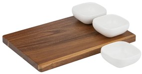 Biela porcelánová servírovacia súprava 6 ks Essentials – Ladelle