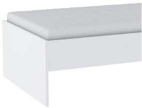 Jednolôžková posteľ 90 cm Trinny (biela). Vlastná spoľahlivá doprava až k Vám domov. 1015399