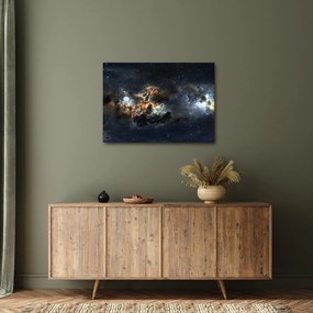 Obraz - Vesmír s hmlovinou (70x50 cm)