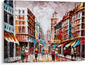 Obrázok - Hong Kong, olejomaľba (70x50 cm)