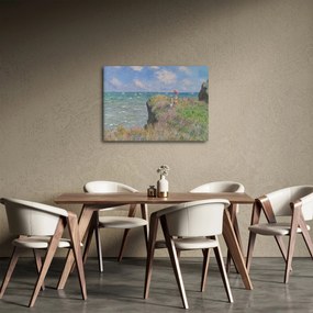 Obraz - Claude Monet, Cliff Walk at Pourville, reprodukcia (70x50 cm)