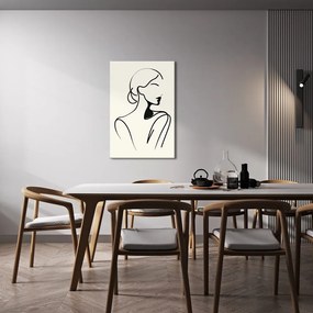Obraz žena v minimalistických líniách