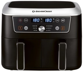 Silvercrest®  Dvojzónová teplovzdušná fritéza Shfdd 2600 B2  (100395850)