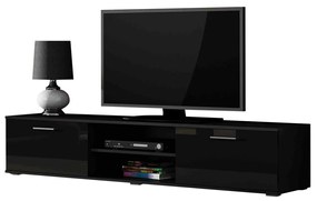 TV stolík 180 Boho B3, Farby: dub lefkas / dub lefkas + čierna