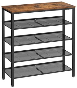 Botník DAVOR hnedá/čierna