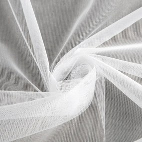 Eurofirany Biela záclona na páske SYLVIA 350x250 cm