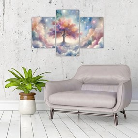 Obraz – Strom života v oblakoch (90x60 cm)