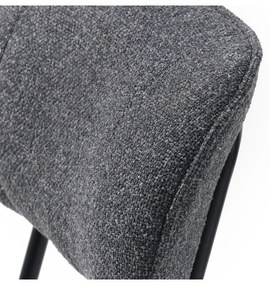 Tmavosivá jedálenská stolička Buffalo – Unique Furniture