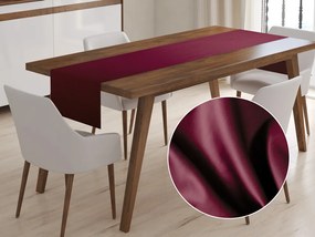 Biante Bavlnený saténový behúň na stôl ST-004 Vínový 35x180 cm