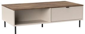 Konferenčný stolík, kašmír/dub castello, EYCO 2S/110