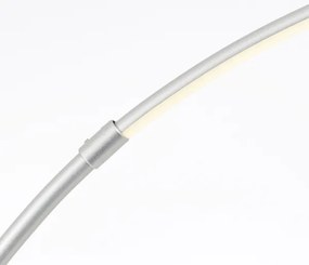 Brilliant - LED Stmievateľná dotyková stojacia lampa BOW LED/14W/230V chróm