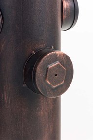 Kovový barový stôl Ruhr v industriálnom štýle - Bronzová