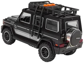 LEAN TOYS Terénne auto, trecí pohon - čierna