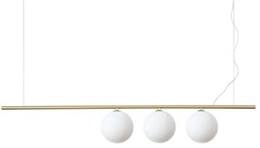Ideal Lux - LED Luster na lanku PERLINE 3xG9/3W/230V zlatá