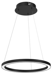 LED Luster na lanku GALAXIA LED/26W/230V čierna