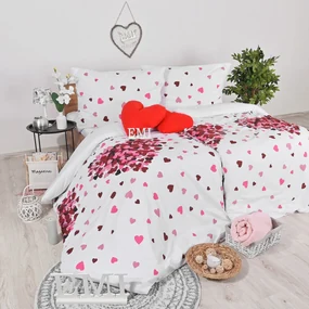 Obliečky Romance fialové EMI: Vankúš 40x40