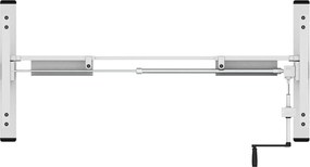 Liftor Entry, biely výškovo nastaviteľný polohovateľný stôl