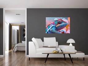 Obraz - Sfarbený chameleón (90x60 cm)